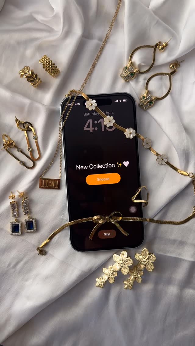 Mother Of Pearl Gold Ring